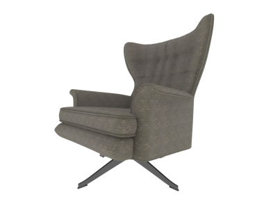 3 d rendering armchair in high resolution