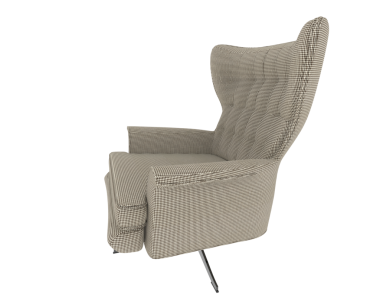 3 boyutlu modern sandalye.