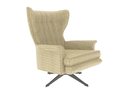 Boş bir koltuğun 3 boyutlu görüntüsü