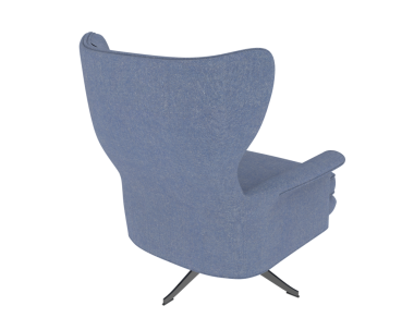 Koltuk beyaz arkaplanda izole edildi