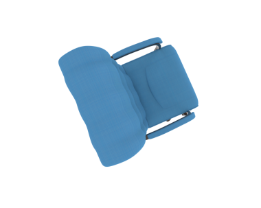 3 boyutlu bir sandalye.