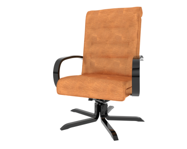 modern ofis sandalyesi siyah üzerine izole