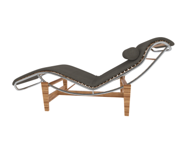 Modern bir sandalyenin 3 boyutlu görüntüsü