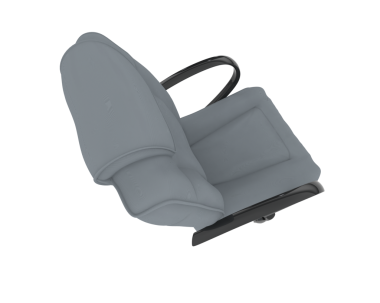 modern leather bag for men isolated on white background with clipping path