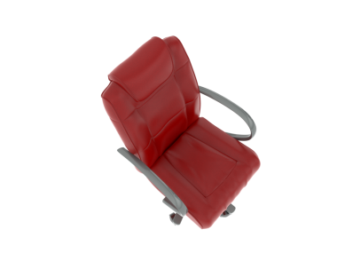 chair with leather armchair