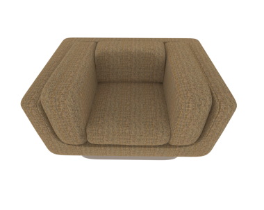 modern 3 d render of a sofa