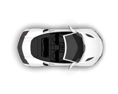 Koyu arkaplanda modern bir arabanın 3 boyutlu tasviri