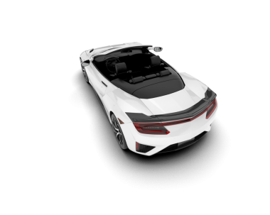 modern beyaz araba beyaz üzerine izole