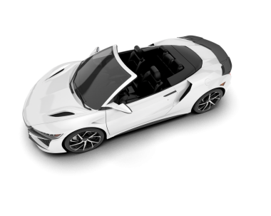 modern araba beyaz arkaplanda izole edildi