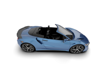 Stüdyo ortamında daha az genel bir konsept arabanın 3 boyutlu çizimi