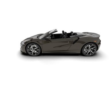 beyaz arka planda modern araba 3 boyutlu illüstrasyon