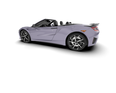 beyaz arkaplanda modern araba