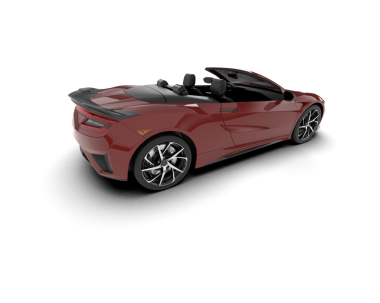 Araba beyaz arka planda izole edilmiş. 3d illüstrasyon