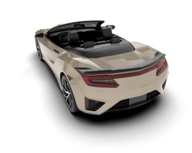 Arka planda modern araba var. 3d oluşturma