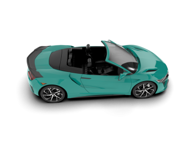 Modern araba manzarası. 3d illüstrasyon