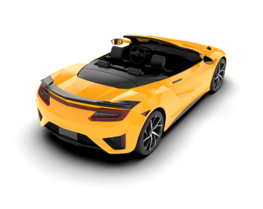 3 boyutlu lüks bir araba..