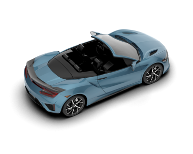 Siyah arka planda mavi bir araba