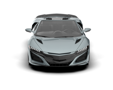 Modern araba arka planda izole edilmiş. 3D görüntüleme - illüstrasyon