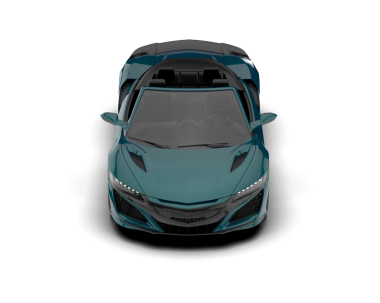 Siyah arka planda gerçekçi bir araba. 3d oluşturma