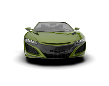 gerçekçi 3 boyutlu spor araba çizimi.