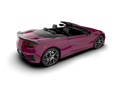 Stüdyo ortamında daha az genel bir konsept arabanın 3 boyutlu çizimi