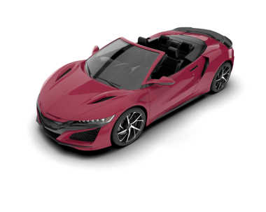 beyaz arkaplanda gerçekçi bir araba