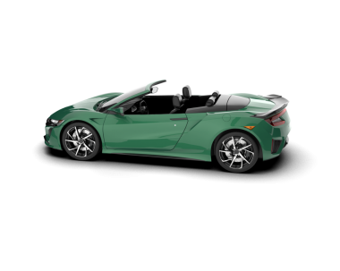 Gerçekçi yeşil araba. Yan görünüş. vektör illüstrasyonu