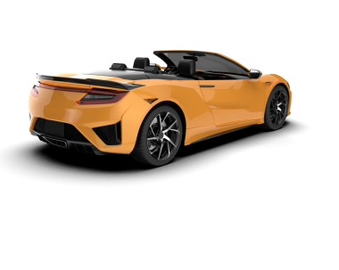 modern araba beyaz arka planda izole edilmiş.