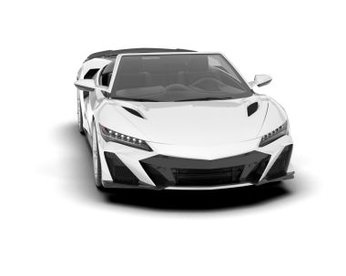 Siyah arka planda modern bir araba. 3d oluşturma