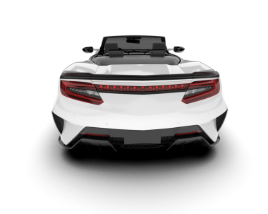 gerçekçi araba arkası görünümü