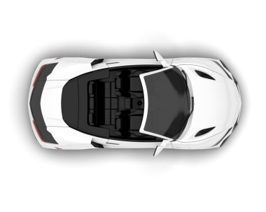 Arka planda modern spor araba