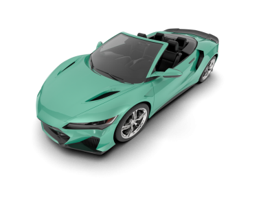 Modern bir arabanın 3 boyutlu görüntüsü