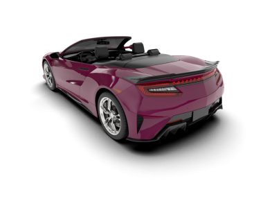 modern spor araba beyaz arka planda izole