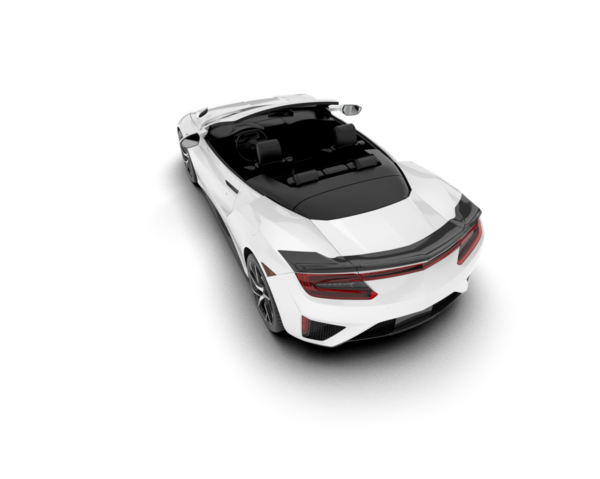 modern beyaz araba beyaz üzerine izole