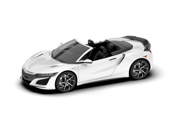 Modern araba. Lüks bir arabanın tasviri