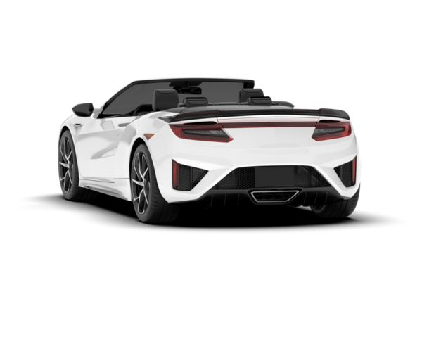 beyaz arkaplanda modern araba