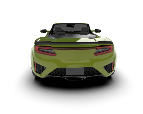 Modern yeşil spor araba. vektör illüstrasyonu