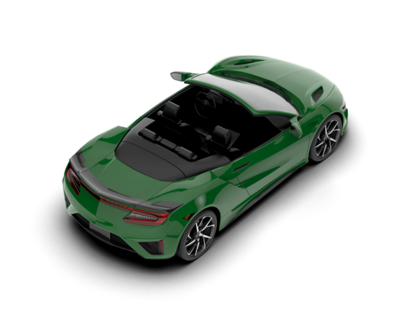 Beyaz arka planda modern bir araba. 3d oluşturma