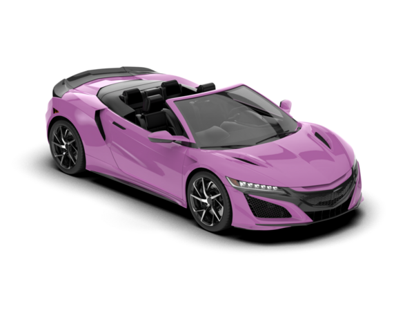 pembe mor spor araba.