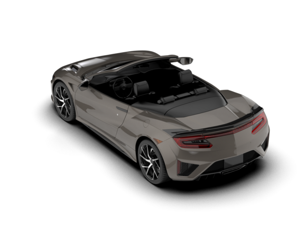 Üç boyutlu bir lüks - daha az genel bir araba beyaz arka planda