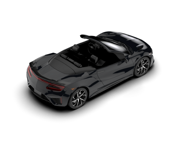 Karanlık bir arka planda lüks, modern bir araba. 3d oluşturma