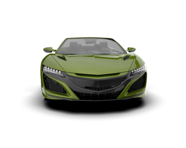 gerçekçi 3 boyutlu spor araba çizimi.