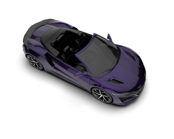 Gri arka planda modern araba.