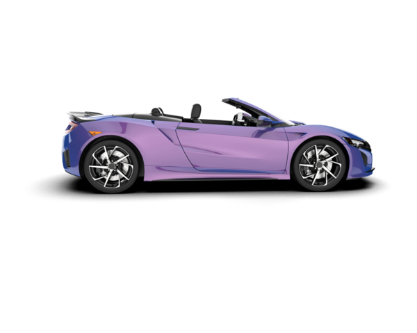 arka planda izole edilmiş mor araba