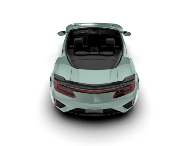 araba beyaz arkaplanda izole edildi