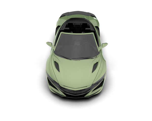 yeşil modern spor araba