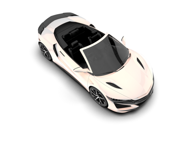 Daha az genel bir konsept arabanın 3 boyutlu çizimi