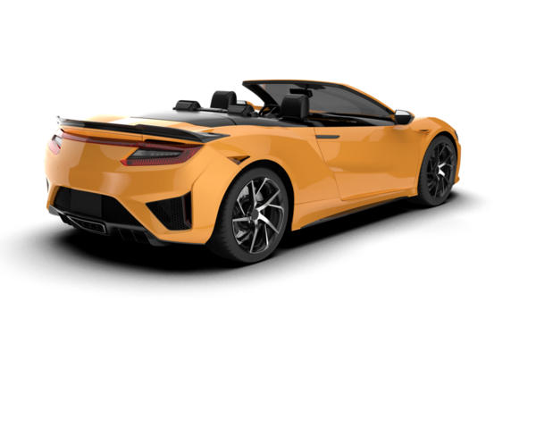 modern araba beyaz arka planda izole edilmiş.