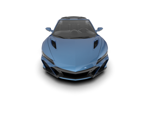 modern spor araba beyaz arka planda izole