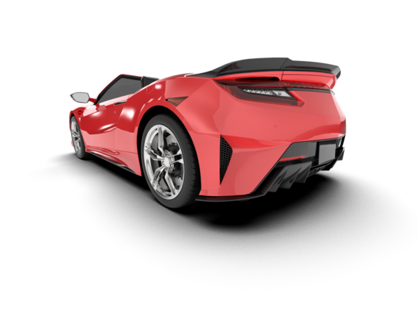 beyaz arka planda modern spor araba.